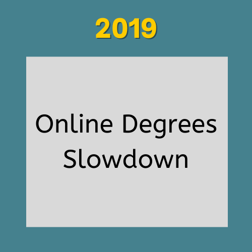 Online Degrees Slowdown