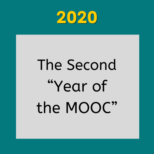 The Second “Year of the MOOC”